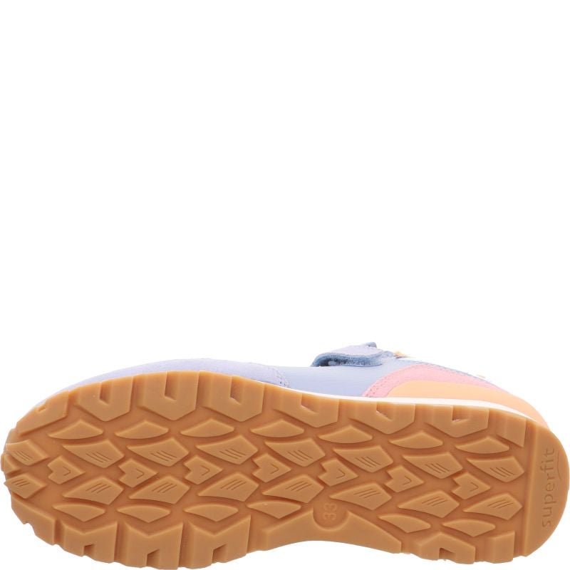 Superfit DASH Sneaker low - Material: Leder/Sonstiges Material/Textil in Blau