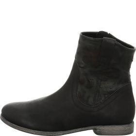 Think AGRAT Woman Ankle boot - Material: Leather in Black