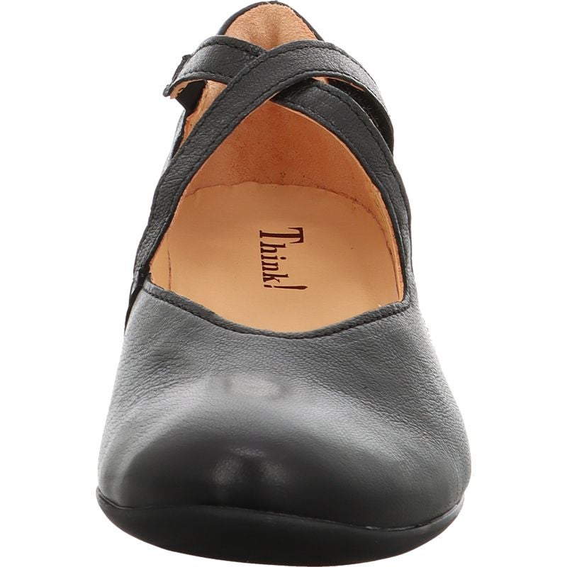Think GUAD2 Woman Ballerina - Material: Leather in Black