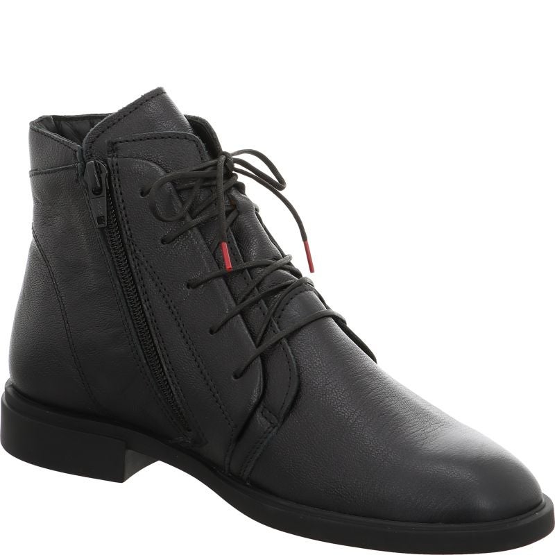 Think NINA Woman Ankle boot - Material: Leather in Black