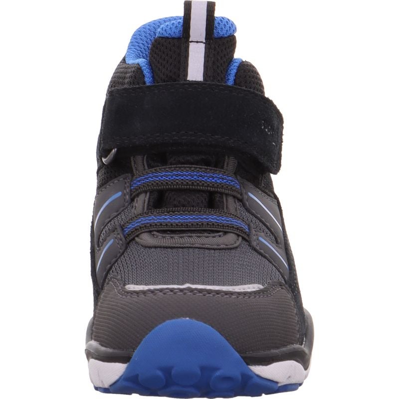 Superfit SPORT5 Unisex, Jungen Sneaker high - Material: Leder/Sonstiges Material/Textil in Schwarz