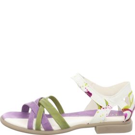 Think KAMAA Woman Strap sandal - Material: Leather in Multi Colour