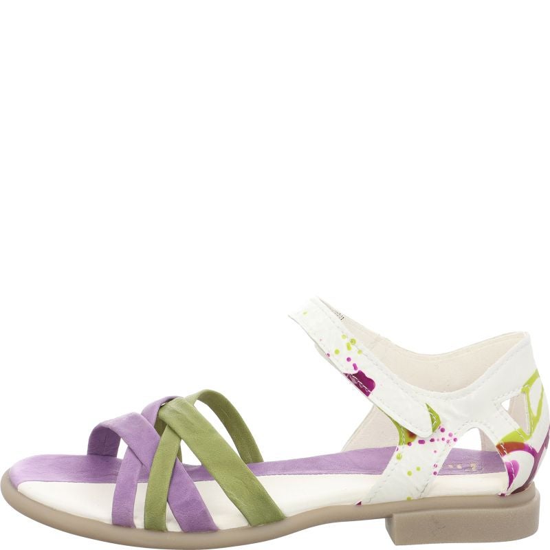Think KAMAA Woman Strap sandal - Material: Leather in Multi Colour