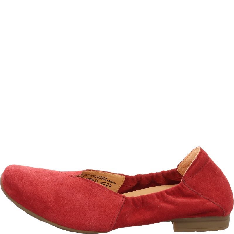 Think GAUDI Woman Ballerina - Material: Leather in Red