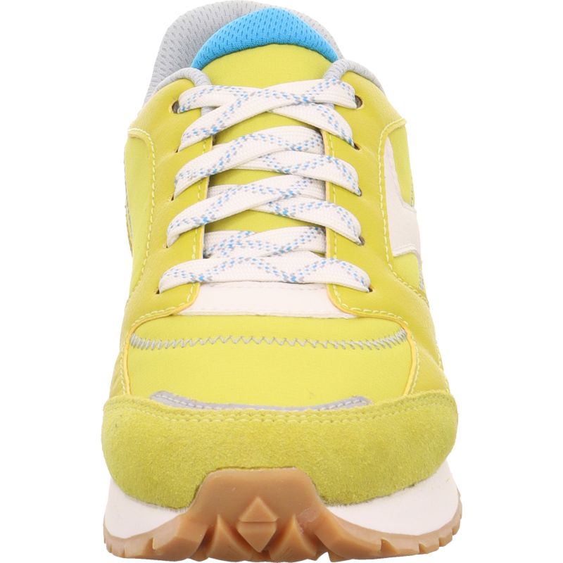 Superfit DASH Sneakers low - Material: LederSonstigesMaterialTexti in Yellow