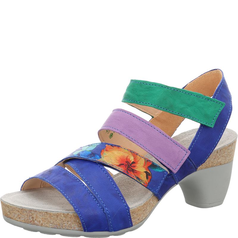 Think! TRAUDI Damen Sandalette - Material: Leder in Blau