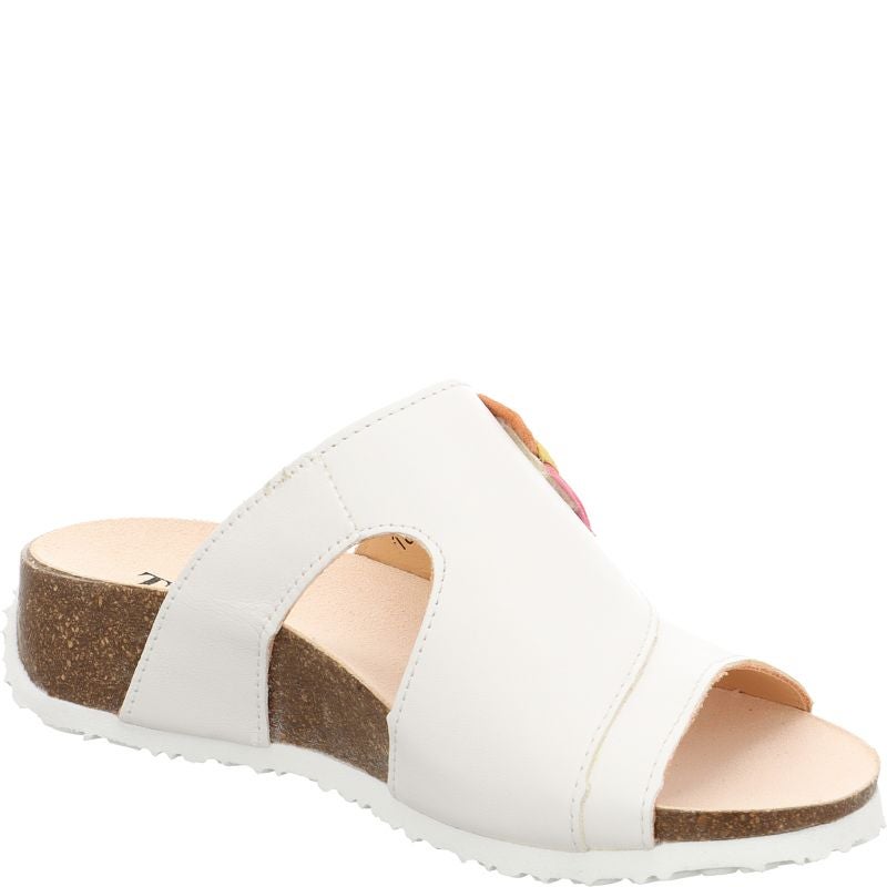 Think MIZZI DAMEN Woman Mules - Material: Leather in White