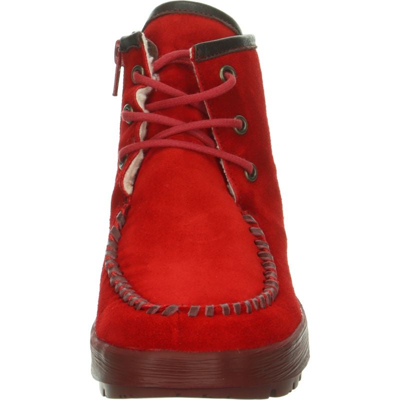 Think! COMODA Damen Stiefelette - Material: Leder in Rot