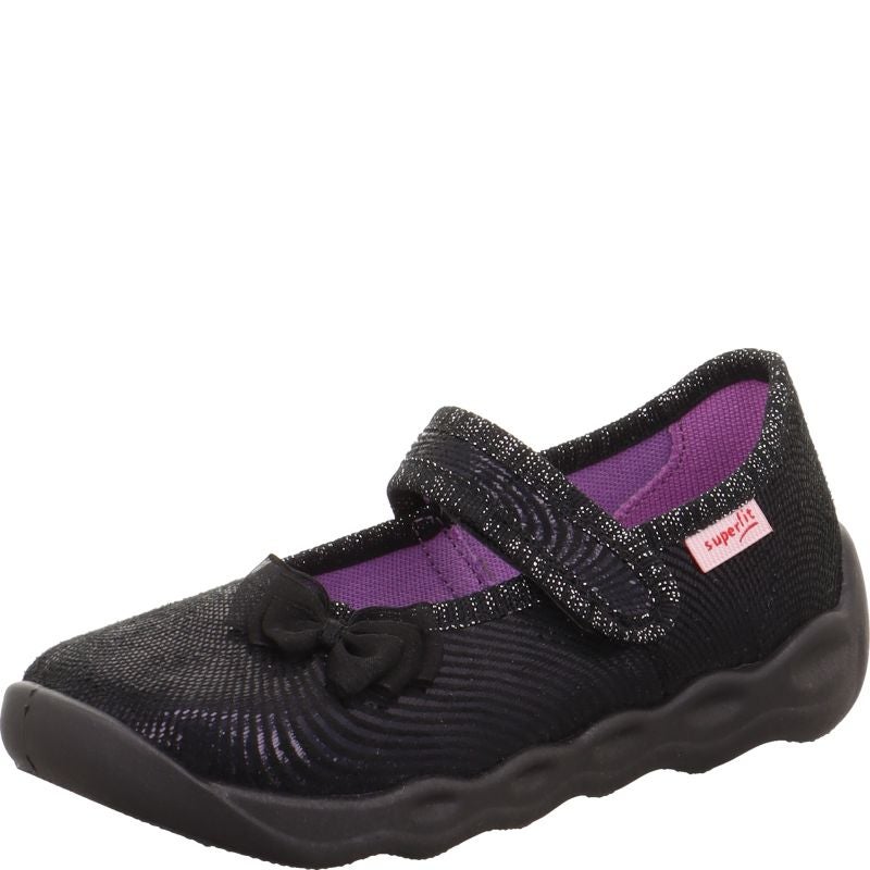 Superfit BUBBLE Girls Slipper - Material: Textile in Black