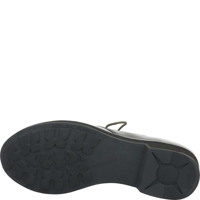Think COGITA Woman Lace up shoe - Material: Leather in Olive