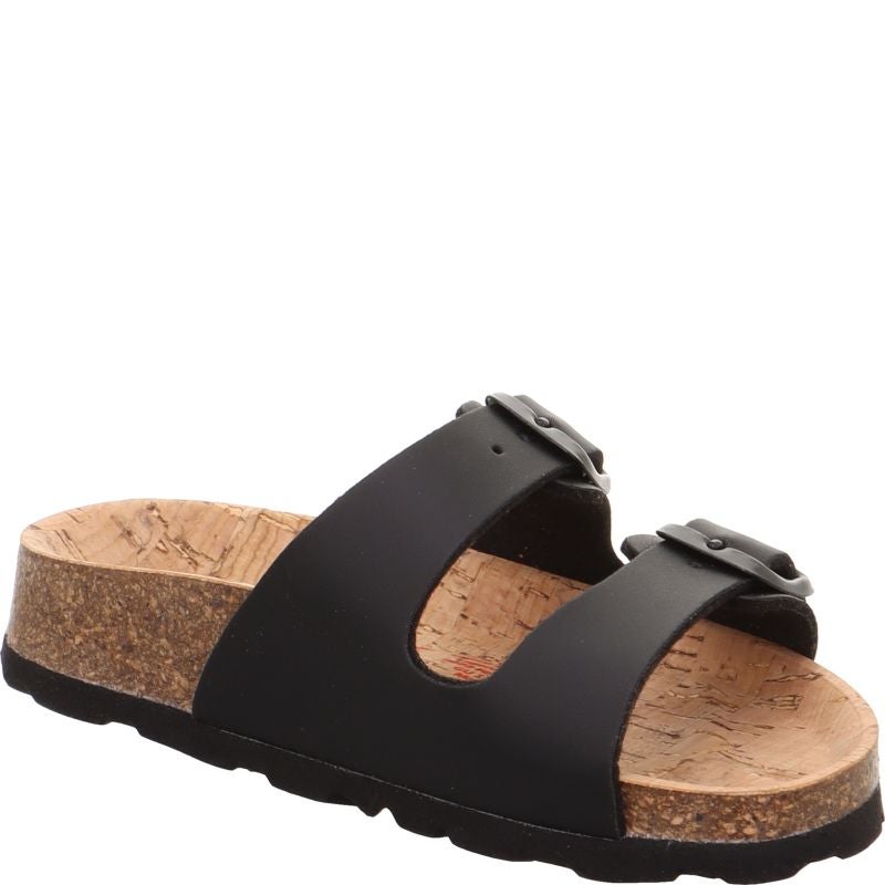Superfit FUSSBETTPANTOFFEL Slipper - Material: SonstigesMaterial in Black