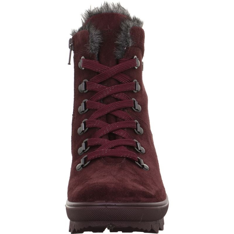 Legero NOVARA Damen Schnürboots - Material: Leder in Rot