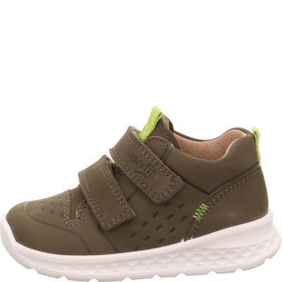 Superfit BREEZE Boys Sneakers low - Material: Leather in Green