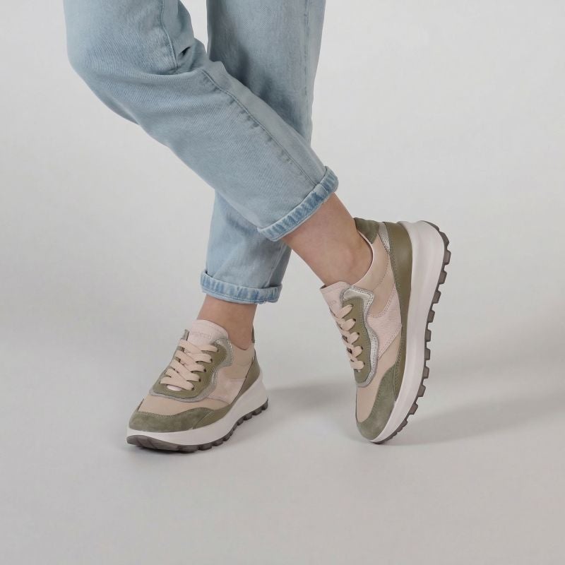 Legero T4 RUN Woman Sneakers low - Material: Leather in Green