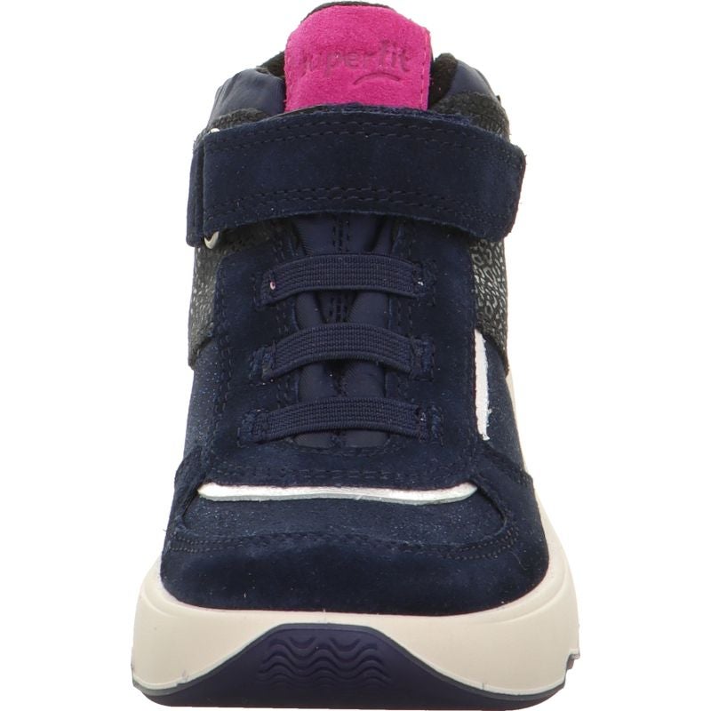Superfit MELODY Girls Sneakers high - Material: Leder/Sonstiges Material/Texti in Blue
