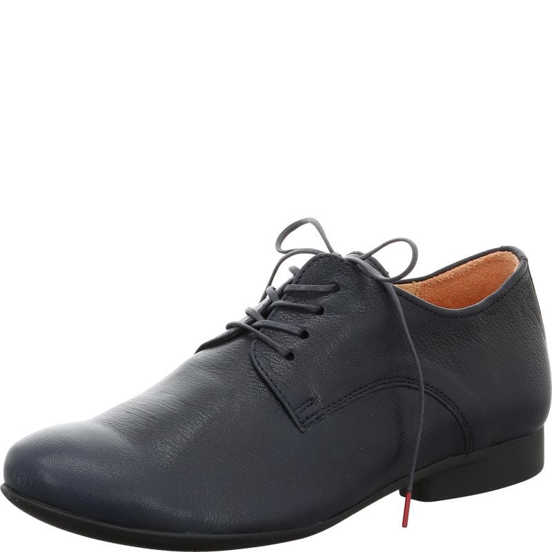 Think! GUAD2 Damen Schnürschuh - Material: Leder in Blau