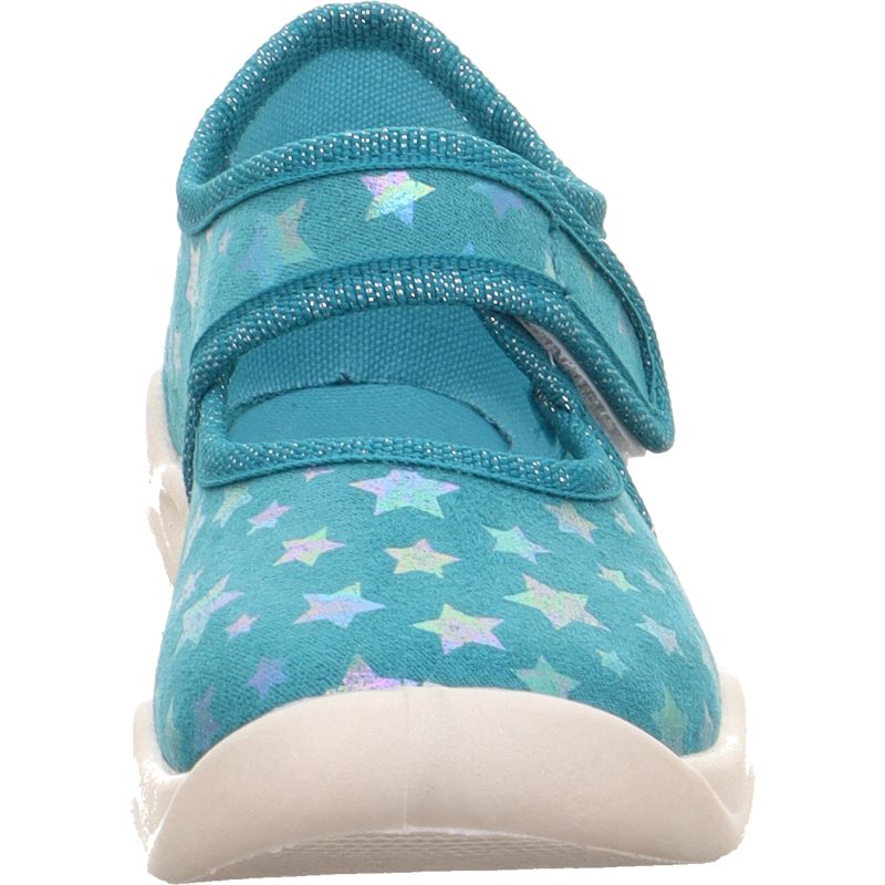 Superfit BUBBLE Girls Slipper - Material: Textile in Green