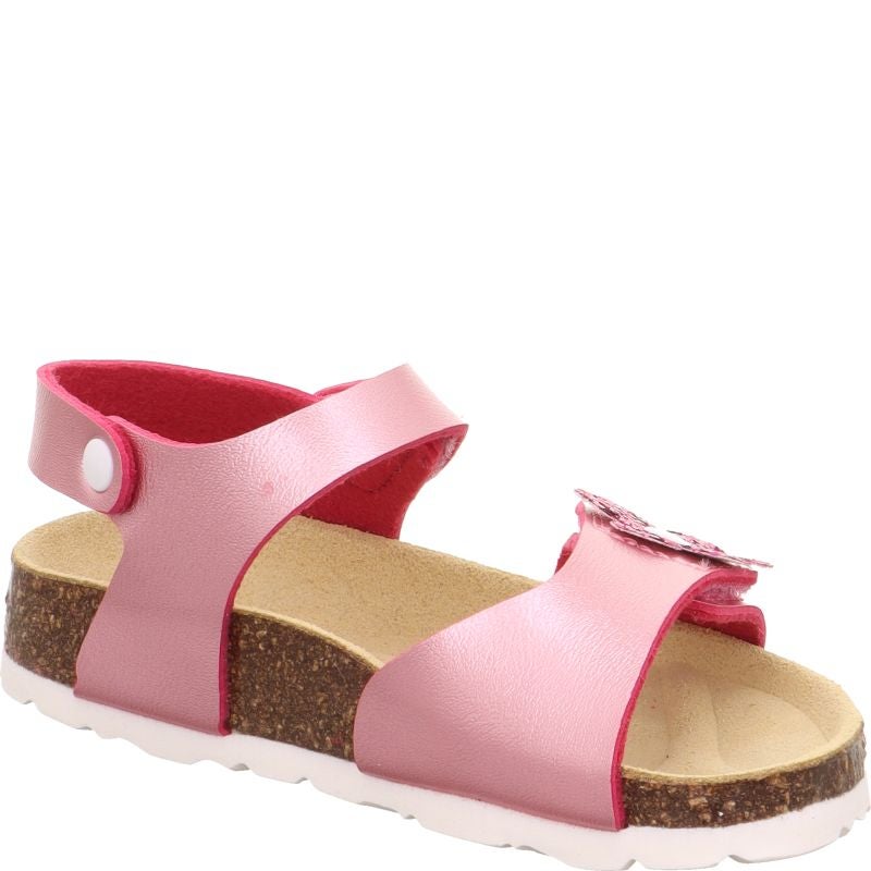 superfit FUSSBETTPANTOFFEL Mädchen Sandale - Material: Sonstiges Material in Pink