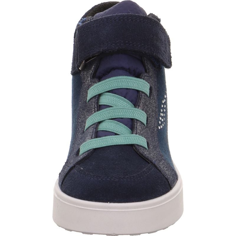 Superfit STELLA Girls Sneakers high - Material: Leder/Sonstiges Material/Texti in Blue