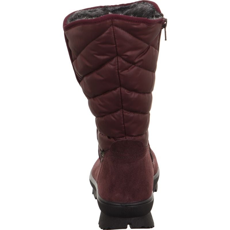 legero NOVARA Damen Stiefel - Material: Leder/Textil in Rot