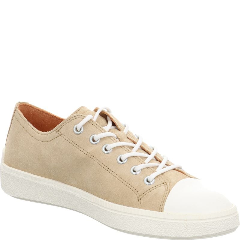 Think TURNA WOMEN Woman Sneakers low - Material: Leather in Beige