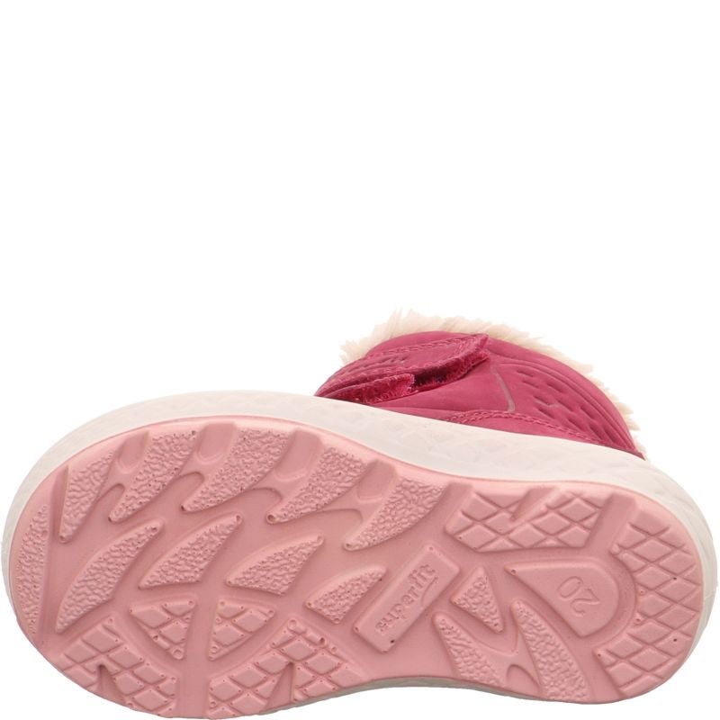 Superfit GROOVY 2.0 Girls Boot - Material: Leather/Textil in Red
