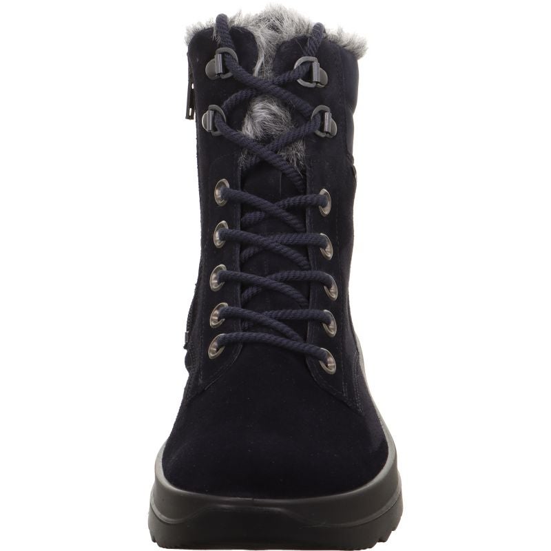 Legero DREAMER Damen Schnürboots - Material: Leder in Blau