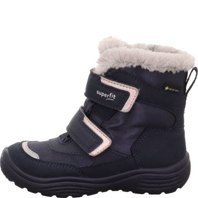 Superfit CRYSTAL Girls Boot - Material: Leder/Sonstiges Material/Texti in Blue