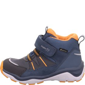 Superfit SPORT5 Unisex, Jungen Sneaker high - Material: Leder/Sonstiges Material/Textil in Blau