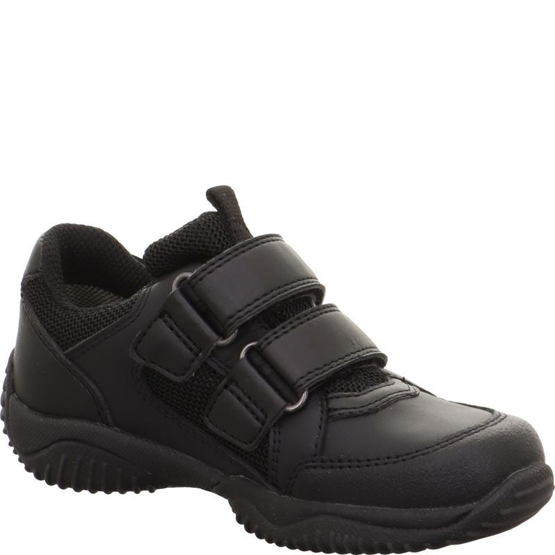 Superfit STORM Unisex, Boys Sneakers low - Material: Leder/Sonstiges Material/Texti in Black