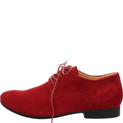 Think GUAD2 Woman Lace up shoe - Material: Leather in Red