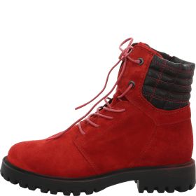 Think TRENTO Woman Ankle boot - Material: Leather in Red