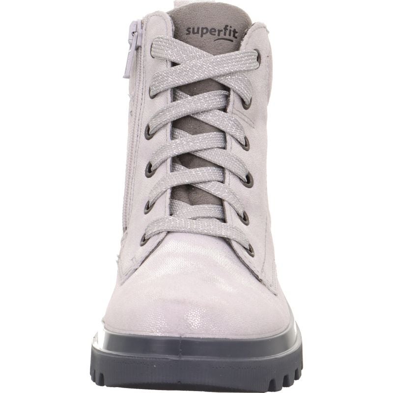 Superfit ABBY NOVA Mädchen Boots - Material: Leder/Textil in Grau