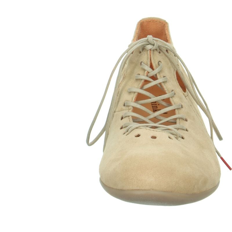 Think GUAD2 Lace up shoe - Material: Leather in Beige