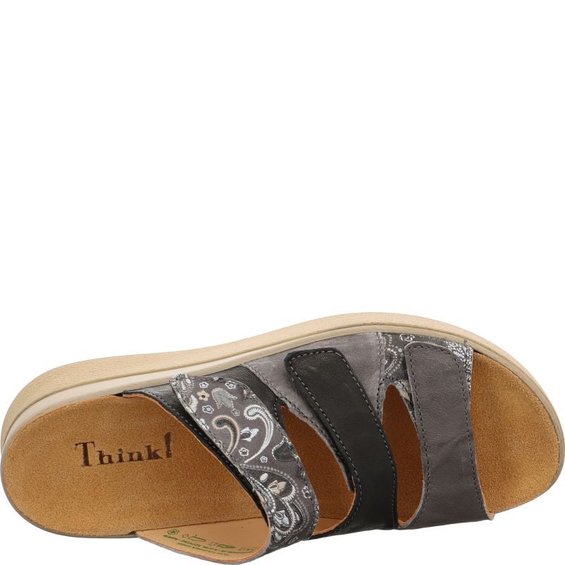 Think! MEGGIE Woman Mules - Material: Leather in Multicolored