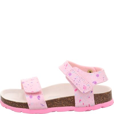 Superfit FUSSBETTPANTOFFEL Girls Sandal - Material: Sonstiges Material in Pink