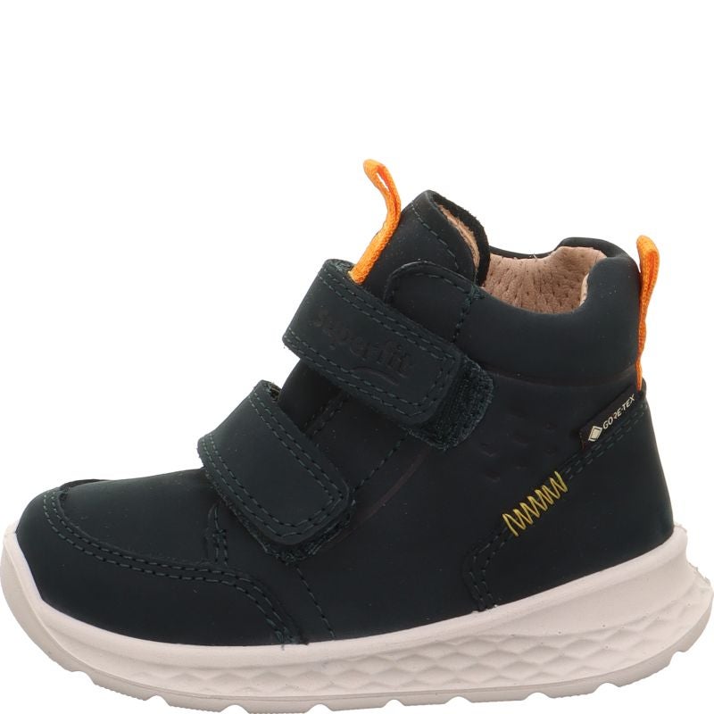 Superfit BREEZE Boys Sneakers high - Material: Leather in Green