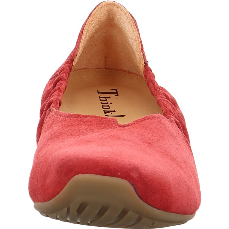 Think GAUDI Woman Ballerina - Material: Leather in Red