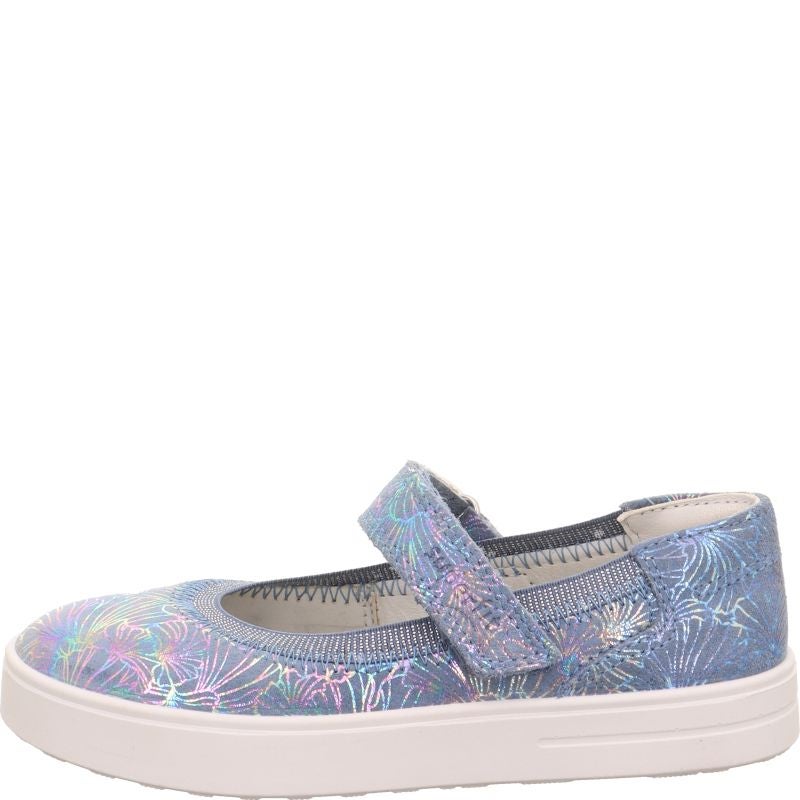 Superfit STELLA Girls Ballerina - Material: Leather in Blue