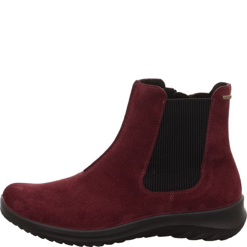 Legero SOFTBOOT 4.0 Damen Chelsea Boots - Material: Leder in Rot