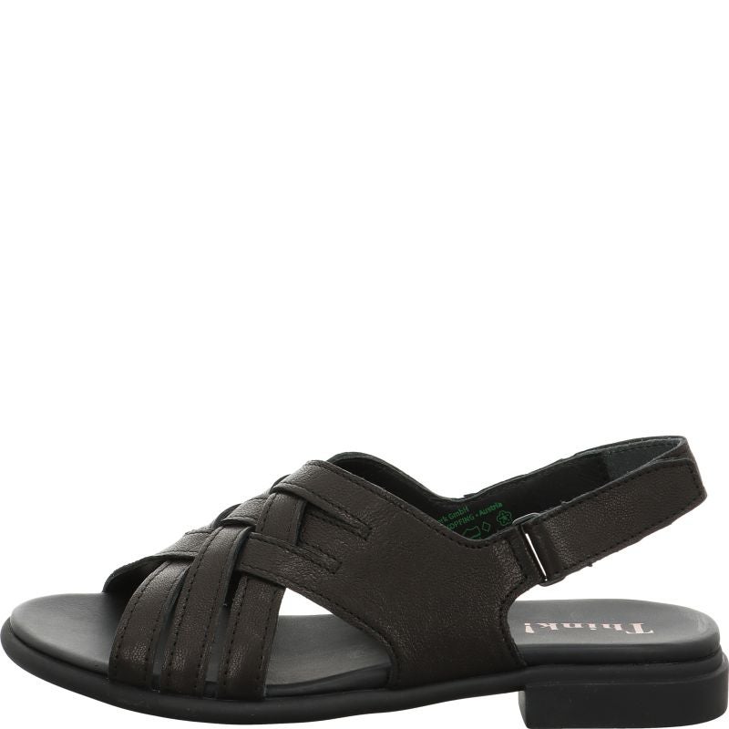 Think KAMAA Woman  - Material: Leather in Black
