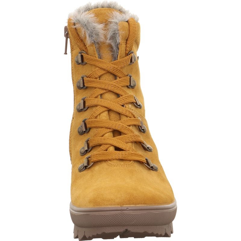 Legero NOVARA Damen Schnürboots - Material: Leder in Gelb