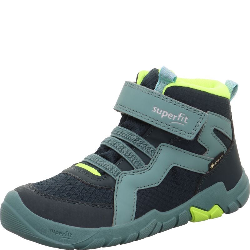 Superfit TRACE Unisex | Jungen Sneaker high - Material: Textil/Sonstiges Material in Grün
