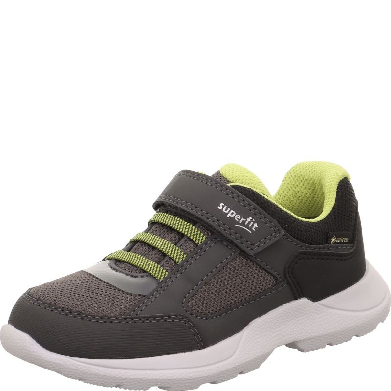 Superfit RUSH Jungen Sneaker low - Material: Textil/Sonstiges Material in Grau