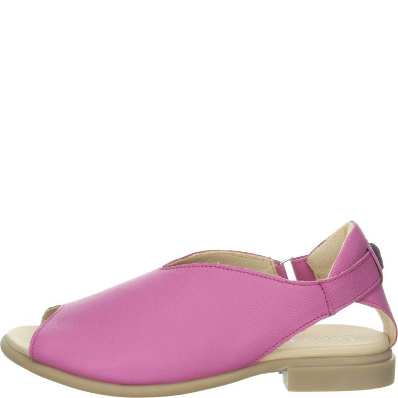 Think KAMAA Woman Strap sandal - Material: Leather in Rose