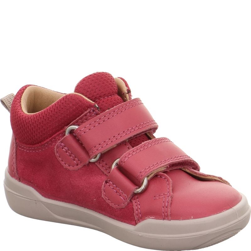 Superfit SUPERFREE Unisex | Mädchen Sneaker high - Material: Leder/Textil in Rot