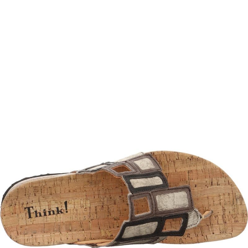 Think JULIA DAMEN Mules - Material: Leather in Grey