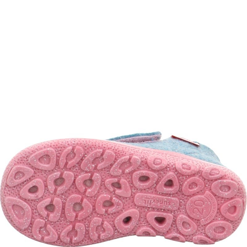Superfit HAPPY OCTI Girls Slipper - Material: Textile in Green
