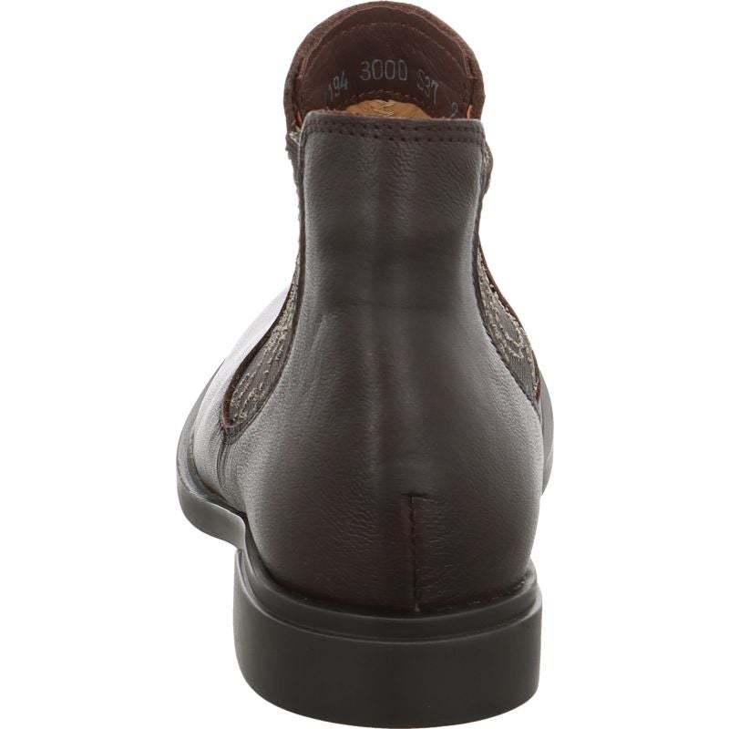 Think NINA Woman Chelsea boot - Material: Leather in Brown