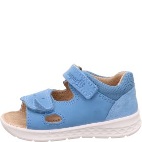 Superfit LAGOON Sandale - Material: Leder/Textil in Blau